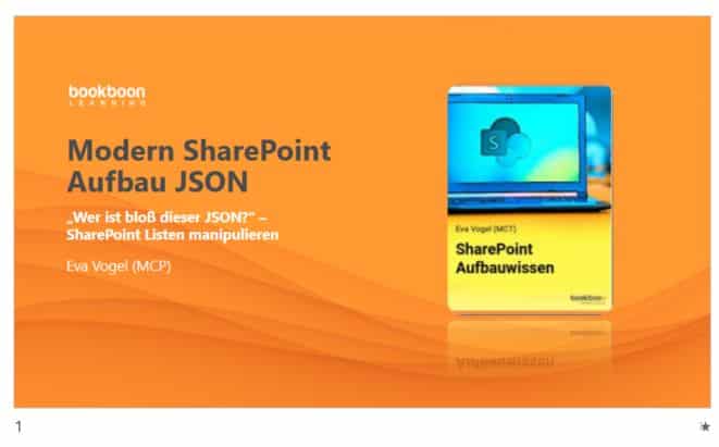 Modern SharePoint Aufbau JSON